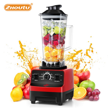 Zhoutu high power blender Mixer,heavy commercial blender, juicer without BPA, Smoothie milkshake bar fruit food processor 1000W