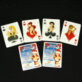 PVC Waterproof Plastic Christmas Girls Playing Cards Collection Creative Cards