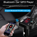 Car Bluetooth FM Transmitter Modulator 3.1A Dual USB Ports Car Charger MP3 Player Wireless Audio Receiver Handfree Kit