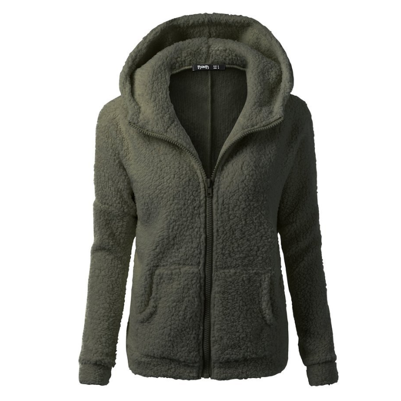 New Autumn winter warm jacket hoodie 2020 S-4XL casual women's sport coat solid soft fleece women's coat