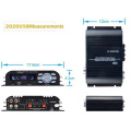 Car Amplifier Digital Power Amplifier 20W*2RMs Stereo LCD Sreen Display Supported Remote Contol