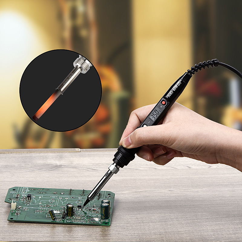 JCD 80W Electric Soldering iron 110V 220V temperature adjustable LCD Welding solder iron kit home repair soldering iron tools