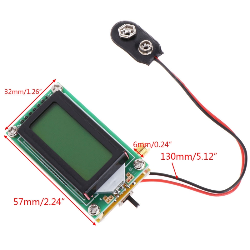 OOTDTY DIY High Accuracy And Sensitivity 1-500 MHz Frequency Meter Counter Module Hz Tester Measurement Module LCD Display