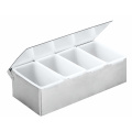 2/3/4/5/6 Pcs Seasoning Box Container Spice Jar Fruit Storage Rack Stainless Steel Kitchen Storage Holder Accessories