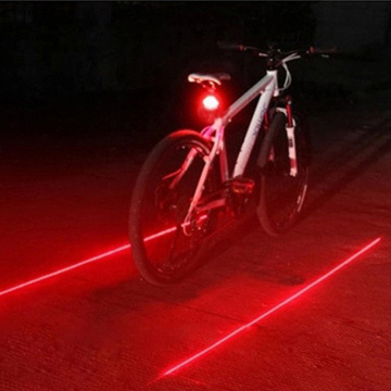 5 LED Bicycle Light 2 Lasers Bike Rear Light Cycling Tail Lights Mountain Bicycle Lights Lamp For Bike Accessories
