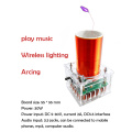 30W Tesla Coil Kit High Power Ignition Wireless Transmission Mini Music DIY Electronic Production Parts