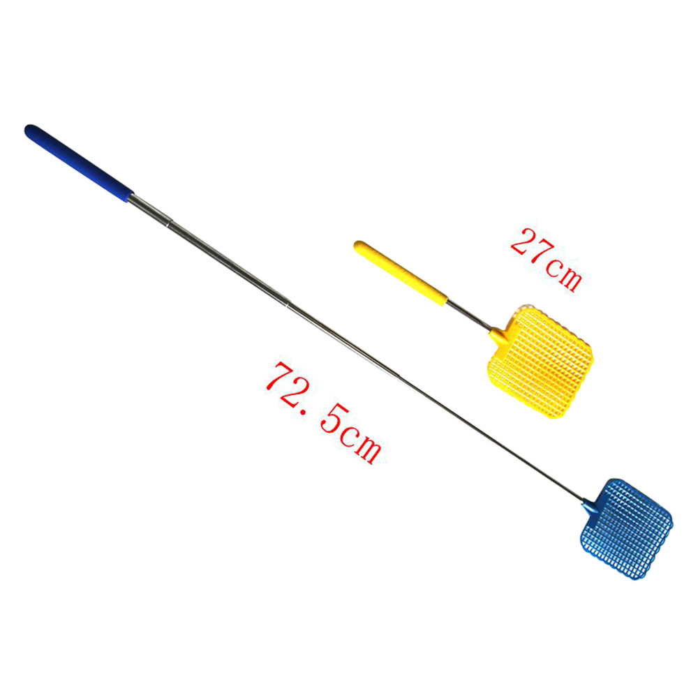 2019 Fly Swatters Telescopic Extendable Fly Swatter Prevent Pest Mosquito Tool Flies Trap Retractable Swatter Garden Supplies