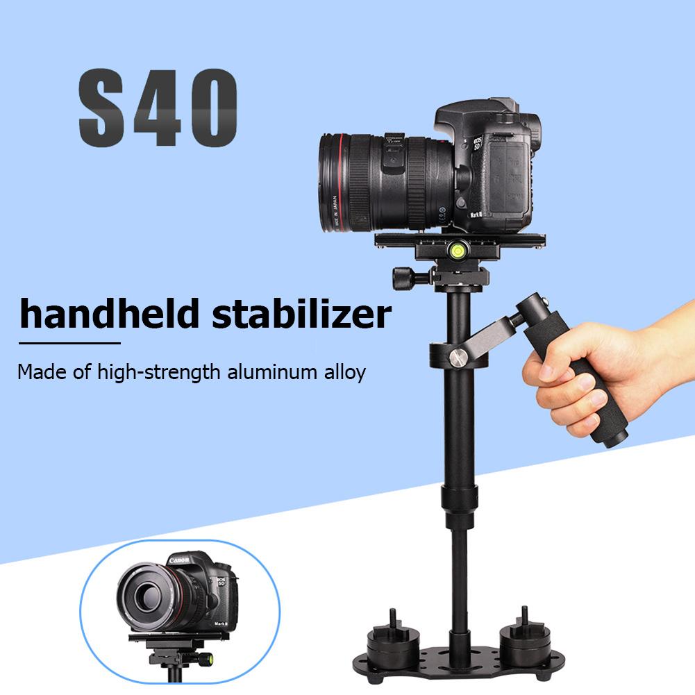 ALLOYSEED S40 Stabilizer 40cm Aluminum Alloy Photography Video Handheld Stabilizer For Steadycam Steadicam DSLR Camera Camcorder