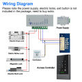 Bluetooth TTlock App Control Door Access Control System Card Reader, Smart Phone App Code RFID Card Door Access Control Keypad