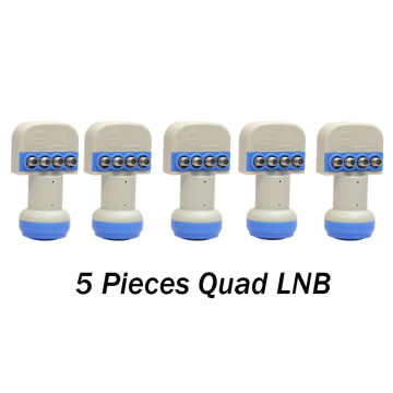 5PCS STAR COM LNB For Satellite TV Receiver Dish TV KU BAND LNB Universal Quad LNBF Tuner 01dB Noice Figure