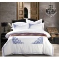 100% egyption cotton 300tc bedding sets, elegant flower designs printed bed sheet sets,small MOQ