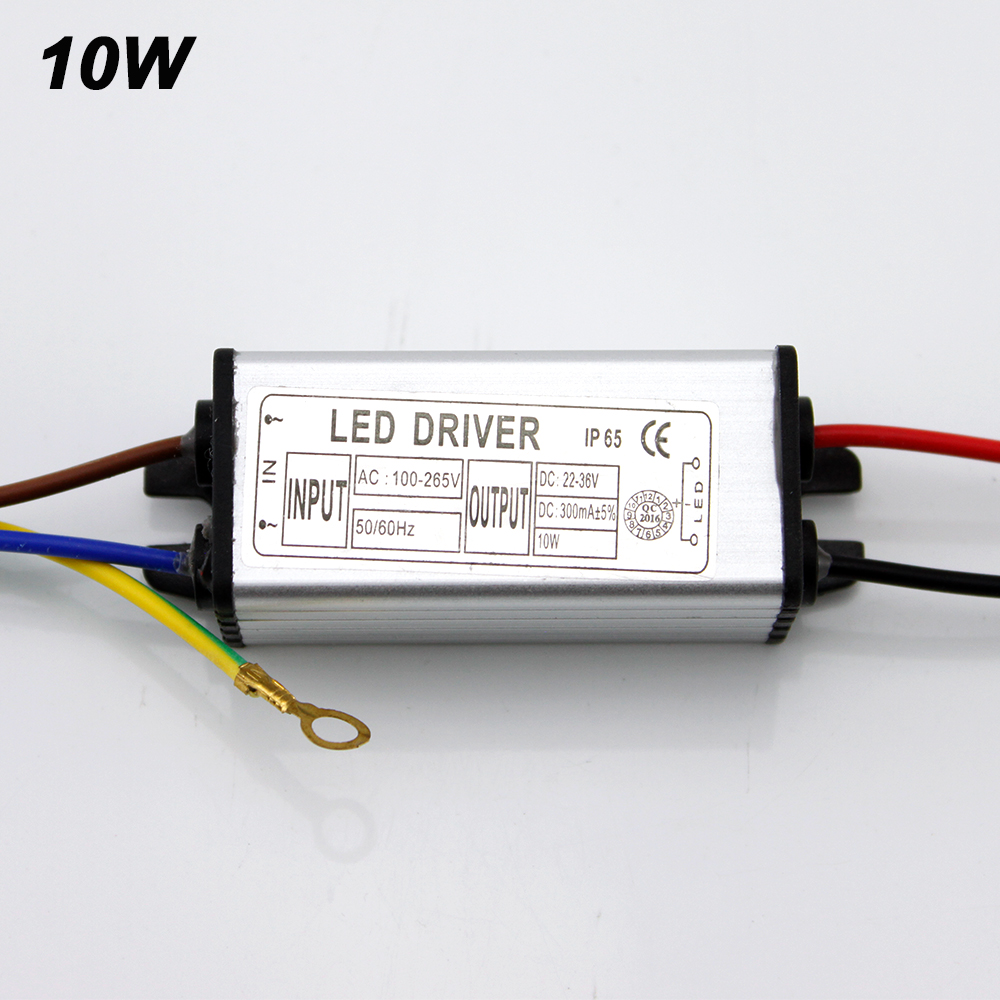 YNL LED Driver Adapter Transformer 10W 100V-265V AC to 22-36V DC 300mA Switch Power Supply IP65 For Floodlight CE Rohs