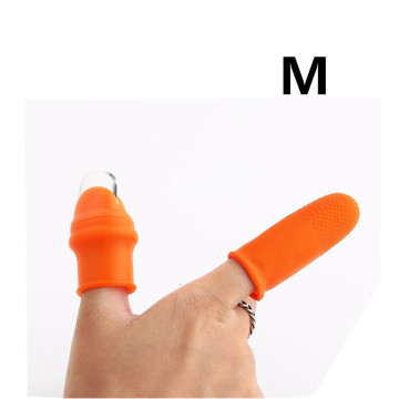 5 pcs Silicone Thumb Knife Finger Protector Vegetable Harvesting Knife Plant Blade Scissors Cutting Rings Garden Gloves