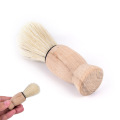 1Pc Professional Wood Handle Badger Hair Beard Shaving Brush For Best Mustache Barber Tool Facial For Salon Men Father Gift