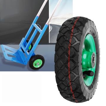 Inflatable Tire Wear-Resistant 6in Wheel 150mm Tire Industrial Grade Tool Cart Trolley Tyre Caster 250kg