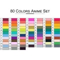 80Color Anime set