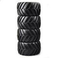 4Pcs/Set Rubber 135mm Tires & Wheel Rims 12mm Hex For RC Car 1:10 Rc Bigfoot Monster Truck