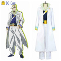 JoJo's Bizarre Jotaro Kujo White Cosplay Costume Adventure Kujo Jotaro Cosplay Uniform Custom Made Fancy Outfit Suit Jacket Hat