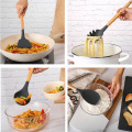 Silicone Cooking Utensils Set Non-stick Spatula Shovel Wooden Handle Cooking Tools Set Kitchen Tools Food Grade Material