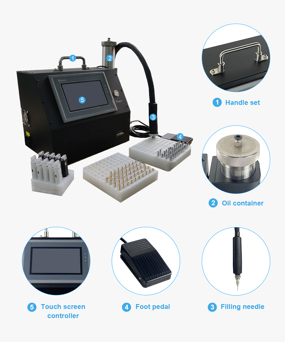 semi auto vape filling machine