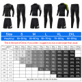 3pcs / set Workout Male Sport Suit Gym Compression Clothes Fitness Running Jogging Sport Wear Exercise Workout Tights