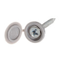 50Pcs Hinged Plastic Screw Cover Fold Caps Button For Car Furniture Decorative Cover
