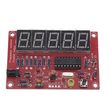 1Hz-50MHz Crystal Oscillator Frequency Counter Tester DIY Kit 5 Digits Resolution new Frequency Meters frecuencimetro