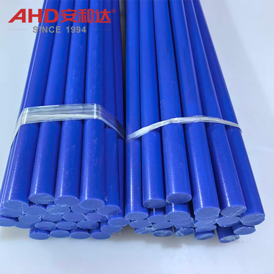 Extruded PA6 Nylon Rod Blue Extruded PA6 Nylon Rod Blue