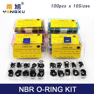 Thickness 1.5/1.9/2.4/3.1/1.8/2.65mm Nitrile Rubber O Ring Seal NBR Sealing O-rings Washer o-ring set Assortment Kit Set Box