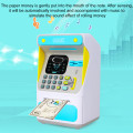 ATM piggy bank Savings Bank money box Toys ATM Cash Coin Money Savings Bank Pink Machine Perfect for Kids