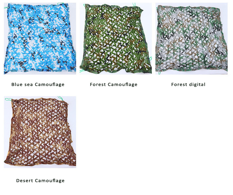 Forest digital camouflage net 2 Layer network wire Garden pet shadow Awnings shade net 4 Size 2X3m,3X3m,3X4m,4X5m