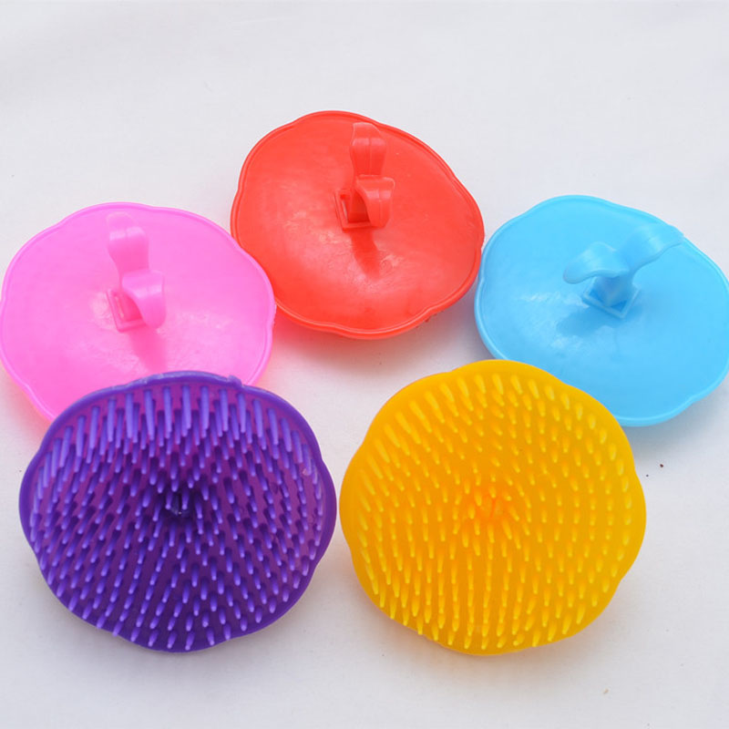 Newly Fashion Pet Hair Growth Shampoo Scalp Body Massager Clean Brush Comb