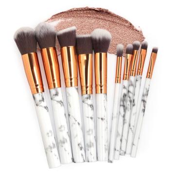 10pcs/set Professional Makeup Brushes Sets Highlighter Eye Cosmetic Powder Foundation Eye Shadow Cosmetics Eyebrows Soft Hair