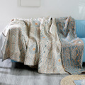 Bohemia Sofa Cover Throw Blanket All Season Geometry Dust Towel Blankets for Office Car Winter Bedspread