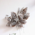6pcs simulation natural pine cone pineapple artificial fake fake silicone plant wedding home party decoration grass