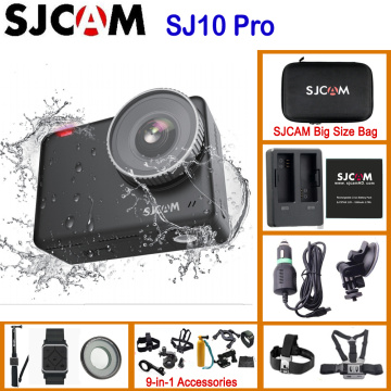 SJCAM SJ10 Pro Gyro EIS Supersmooth 4K 60FPS WiFi Remote Action Camera 1300mAh Battery Ambarella H22 Chip 10m Body Waterproof DV