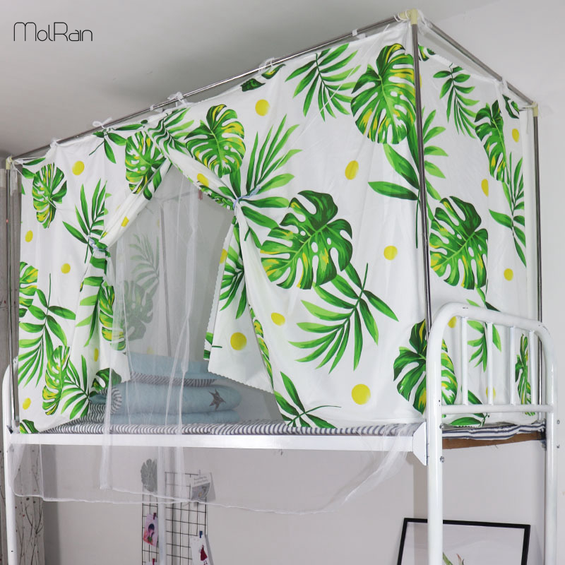 student dormitory mosquito net bed curtain integrated upper shop lower men's shade cloth female bedroom dual-use curtains