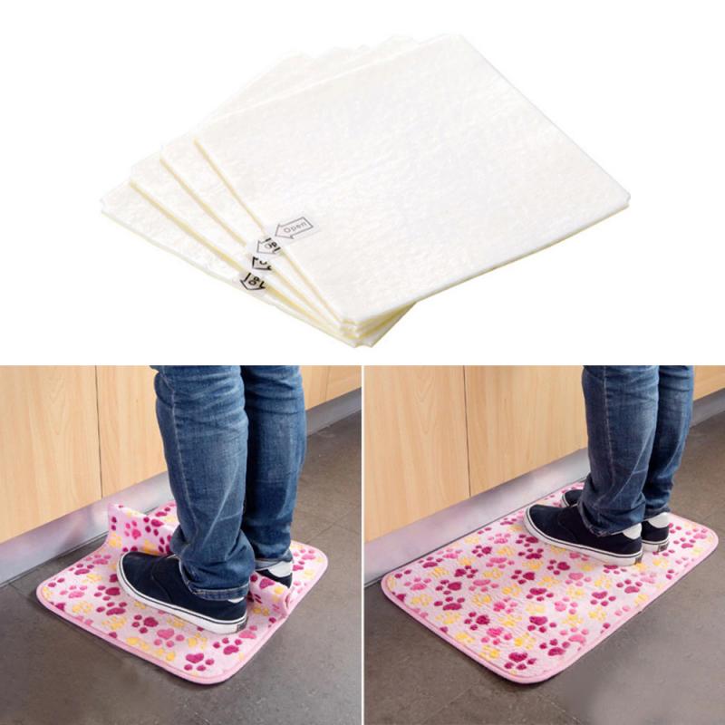 4 Pcs Carpet Non Slip Self-adhesive Carpet Bath Mat Sticker Anti Slip Stickers Flooring Sticker Mat Pad for Bathroom Accessories