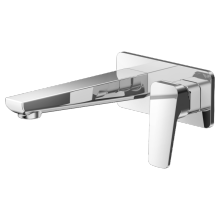 Wall-mounted single lever basin mixer for concealed installation