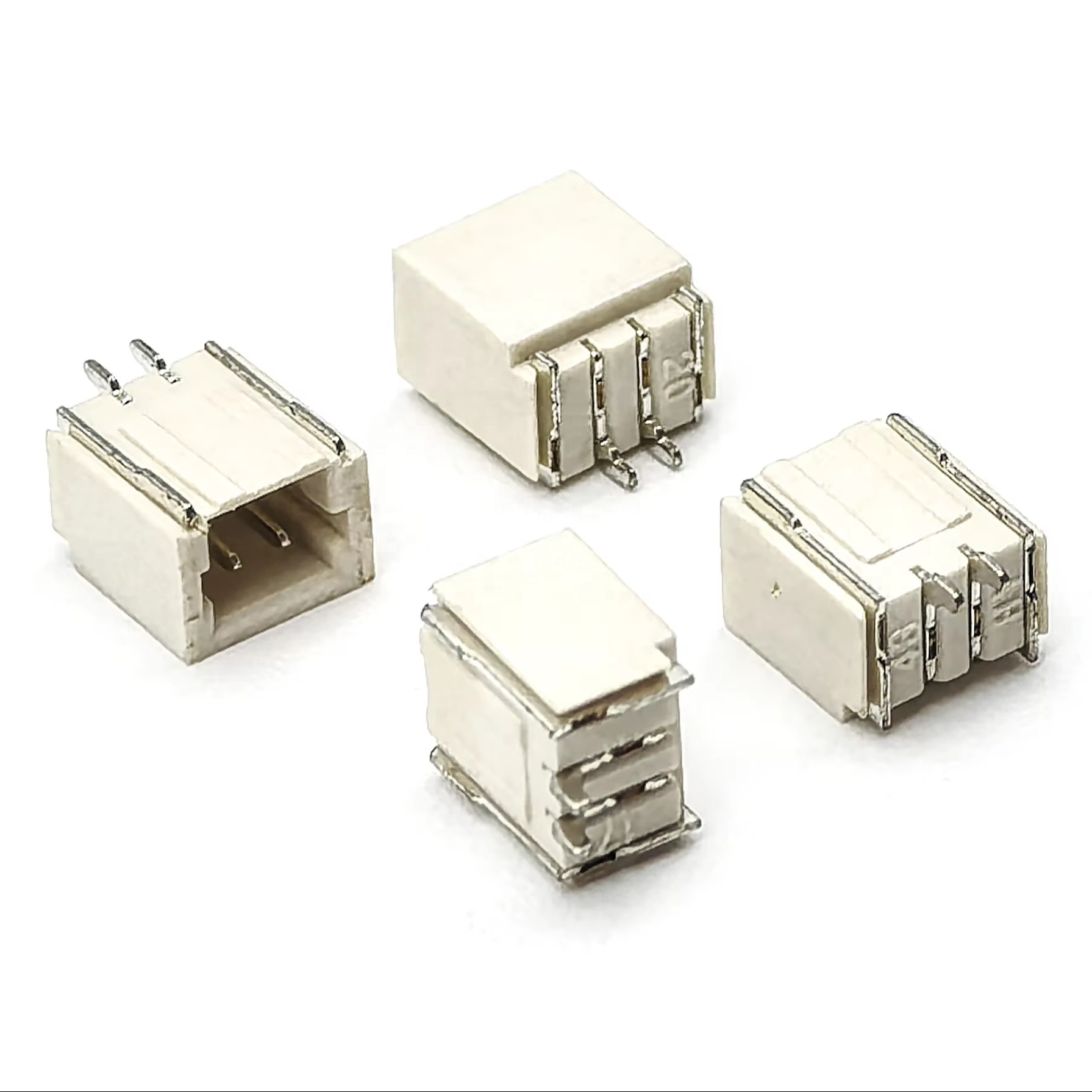 SH1.0mm Pitch Wafer Right Angle SMT Pin  header Connector 2P