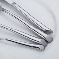 Stainless Steel Cutlery Dinner Knife Fork Tablespoon Dinnerware Set Service 6Person Restaurant Metal Silver Tableware Cubiertos