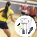 4pcs Professional Badminton Racket Set Badminton Combination Set Aluminum Alloy Ultra-light Badminton Racket Home Entertainment