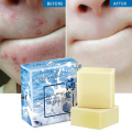 100g Sea Salt Soap Removal Pimple Pores Acne Treatment Cleaner Moisturizing Goat Milk Face Wash Soap Base Skin Care TSLM2