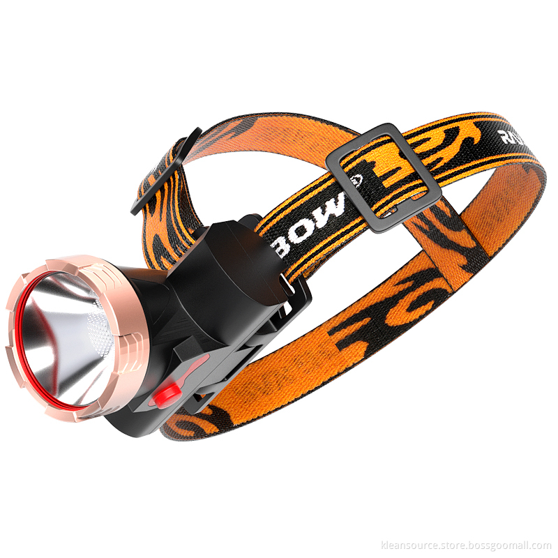 Headlamp Waterproof rechargeable miner's lamp