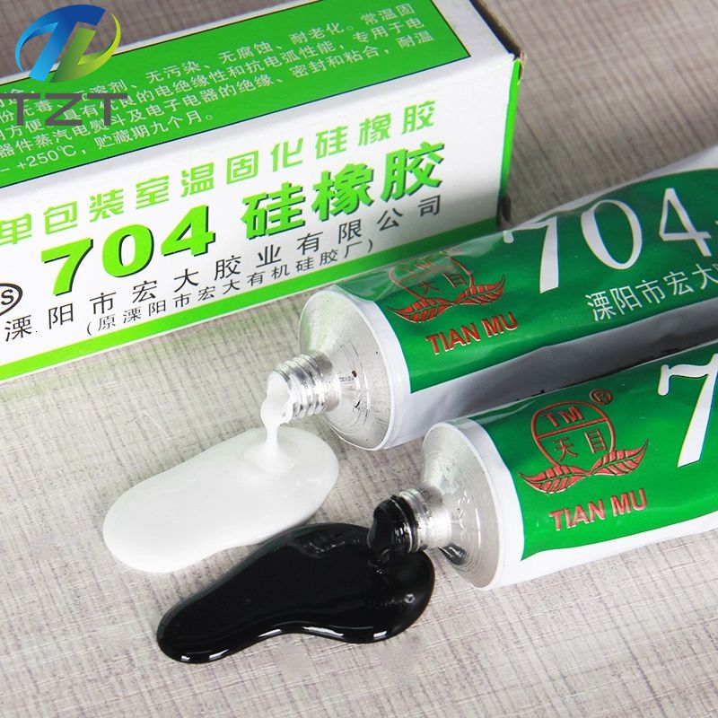 704 Fixed High Temperature Resistant Silicone Rubber Sealing Glue Waterproof New Insulating Electronic Sealant 2020 Hot