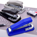 Stapler Desktop Stapler 360 Degree Rotating Portable Labor-saving Standard Staplers for Paper Binding School Office Accessories