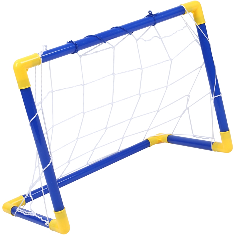 Indoor Mini Folding Football Soccer Ball Goal Post Net Set+Pump Kids Sport Outdoor Home Game Toy Child Birthday Gift Plastic