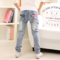 Autumn Spring Baby Boys Jeans Pants Kids Clothes Cotton Casual Children Trousers Teenager Denim Boys Clothes 4-14Year