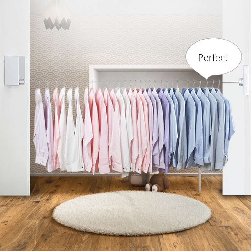 Stainless Steel Retractable Wall Mounted Laundry Dryer ClothesLine Hanger Racks IndoorOutdoor Household Hotel Balcony Clothlines