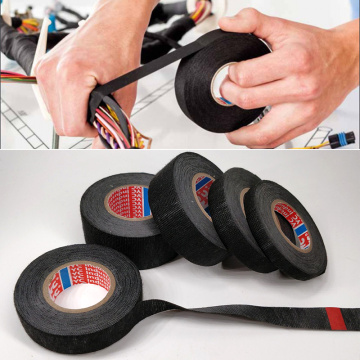 15M/roll Heat-resistant Electrical Tape Insulation Adhesive Cable Insulation Shrink Fabric Tape Hardware